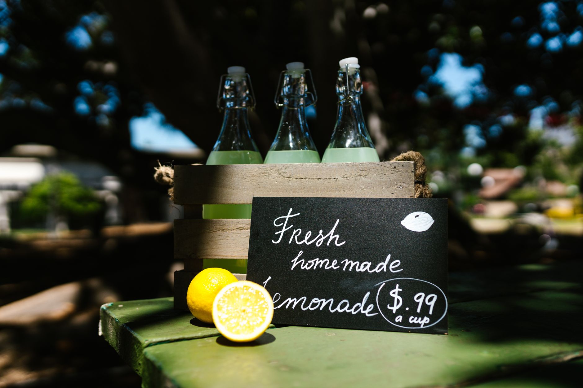 Kids running a lemonade stand and learning about entrepreneurship